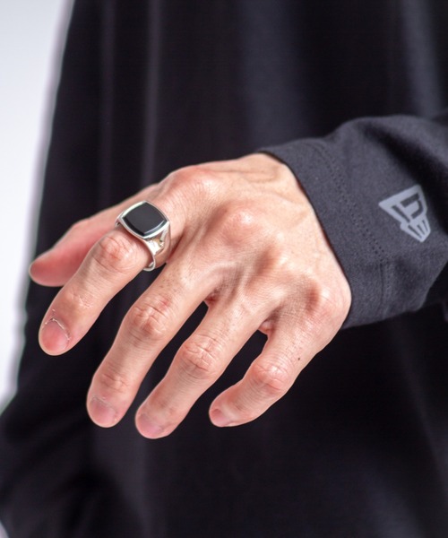 セール】【TOMWOOD(トムウッド)】Cushion Black Onyx(M) シルバー