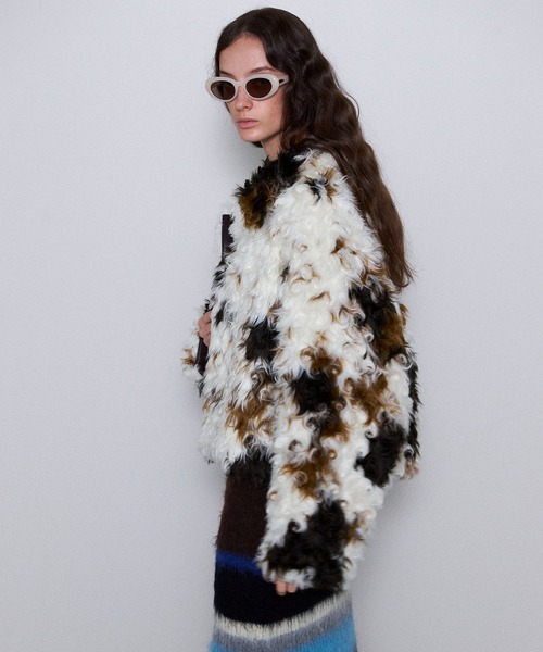 MAISON SPECIAL（メゾンスペシャル）の「Curl Faux Fur Coat/カール