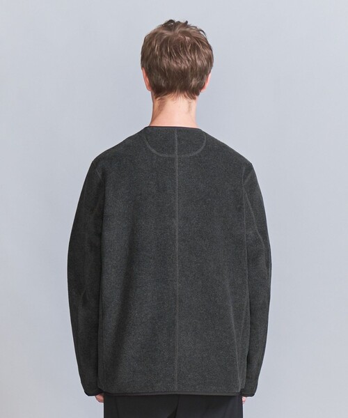 DANTON（ダントン）の「＜DANTON＞ ノーカラー フリースジャケット