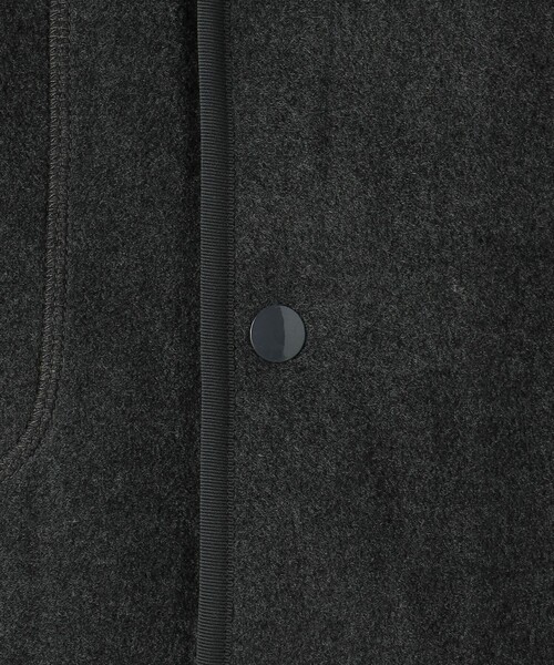 DANTON（ダントン）の「＜DANTON＞ ノーカラー フリースジャケット