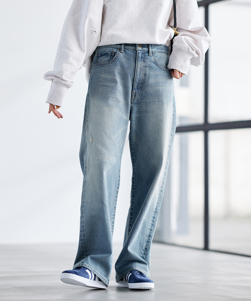 FRAMeWORK（フレームワーク）の「≪追加≫デニムストレートパンツ