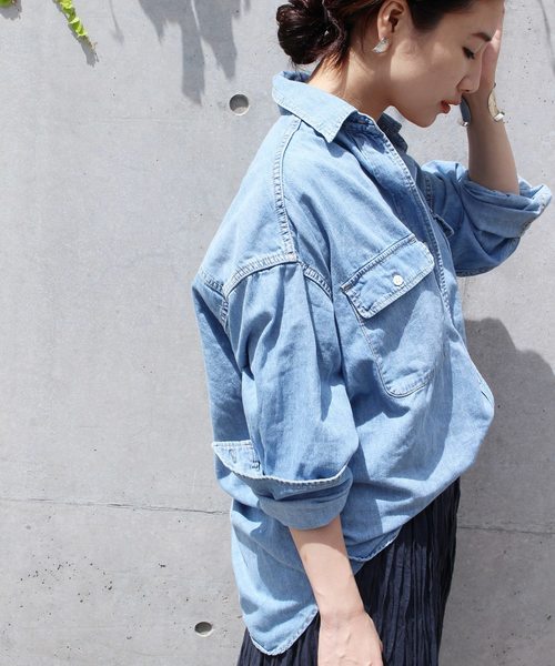 Deuxieme Classe（ドゥーズィエムクラス）の「デニム シャツ（シャツ