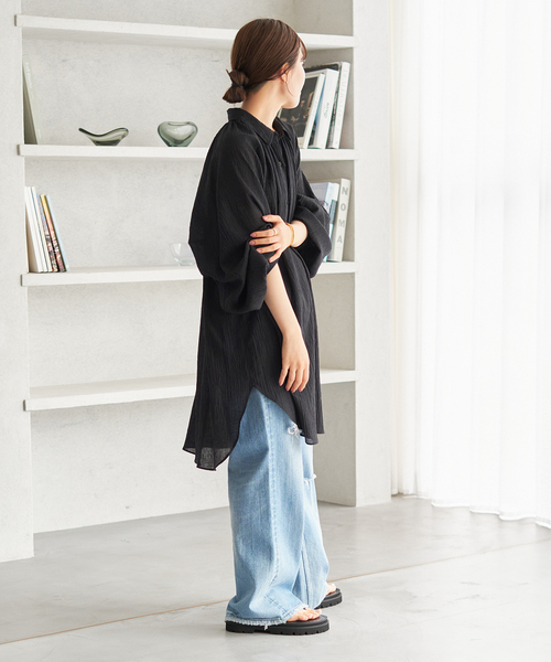 plage（プラージュ）の「Crepe Long シャツ（シャツ/ブラウス）」 - WEAR