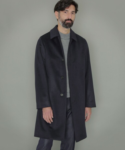 マッキントッシュロンドン綿コート黒