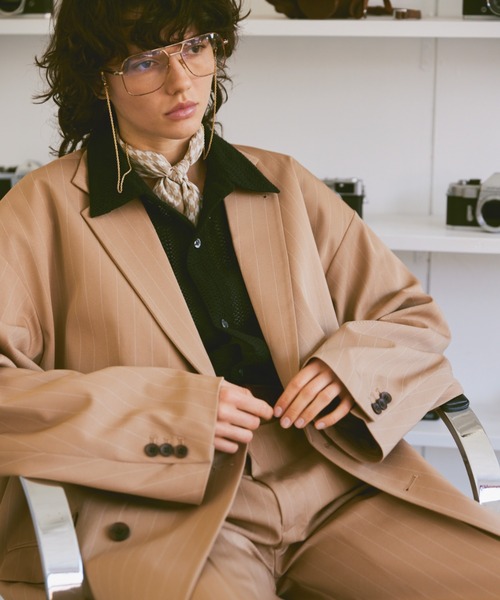 soerte（ソエルテ）の「Oversized double-breasted jacket/オーバー