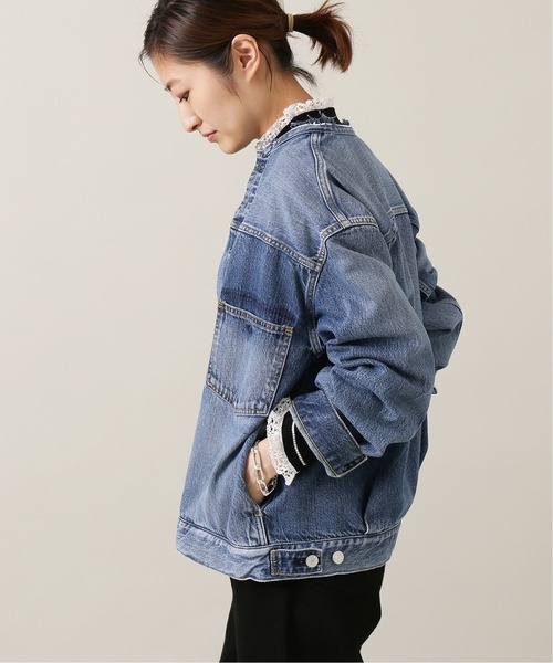 IENA（イエナ）の「リメイクエコデニムミドルルーズブルゾン◇（デニム
