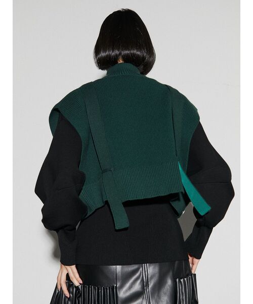 UN3D.（アンスリード）の「フロントジップニットベスト（ベスト）」 - WEAR