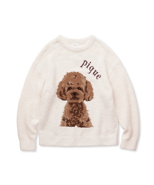 gelato pique（ジェラートピケ）の「【ラッピング済み】パウダーDOG3柄