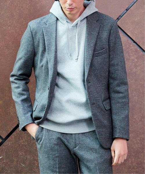 EDIFICE（エディフィス）の「CW ジャージー チェック 2B ジャケット