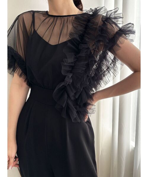 セール】【WEB限定】LADYチュールドッキングコンビネゾン（パンツ