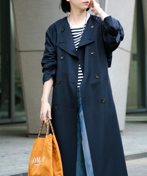 URBAN RESEARCH（アーバンリサーチ）の「ノーカラーロングトレンチ