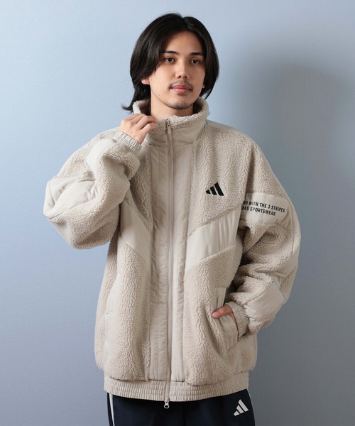 adidas（アディダス）の「adidas/アディダス ボアジャケット ルーズ
