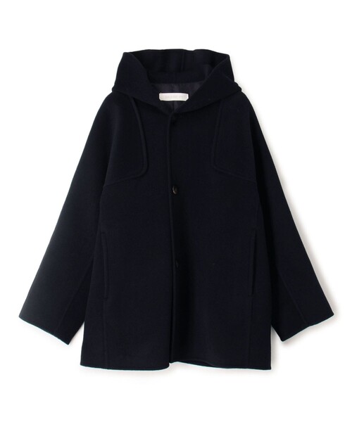 セール】ウールカシミヤダブルフェイス フーデットコート（その他
