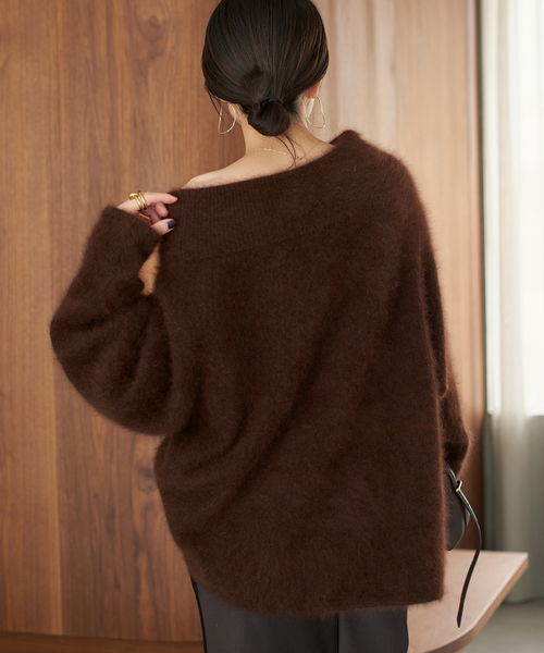 セール】Fur Off Neck ニット（ニット/セーター）｜Plage（プラージュ