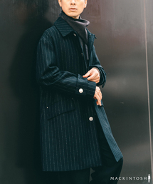 EDIFICE｜エディフィスのステンカラーコート（ブルー・ネイビー/青色系