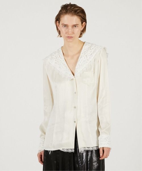 2026Spring Pre-Order】レースカラーシャツ / Lace Collar Shirt