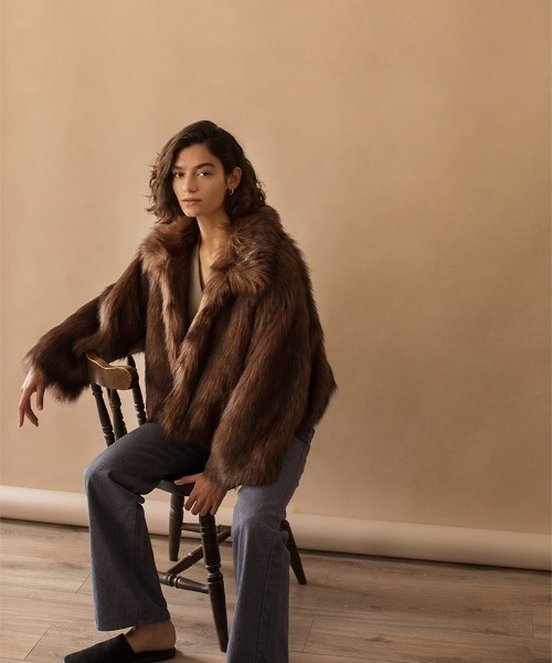 leinwande（ラインヴァンド）の「Vegan Fur Jacket（その他アウター