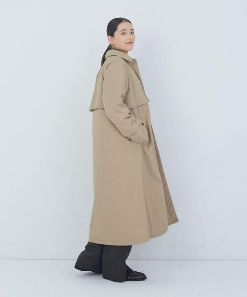セール】【12月ベストセラーブランド内1位】トレンチ風ナイロン中綿