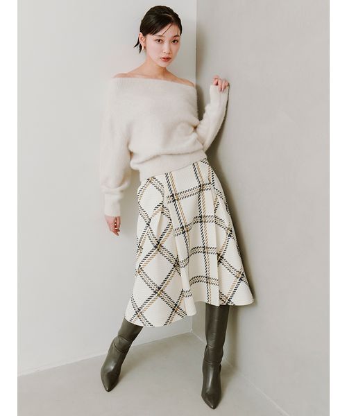 セール】フォックスアルパカオフショルプルオーバー（ニット/セーター