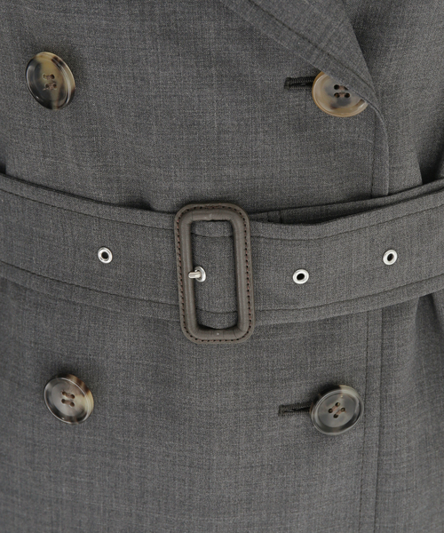 Deuxieme Classe（ドゥーズィエムクラス）の「Grey トレンチ コート