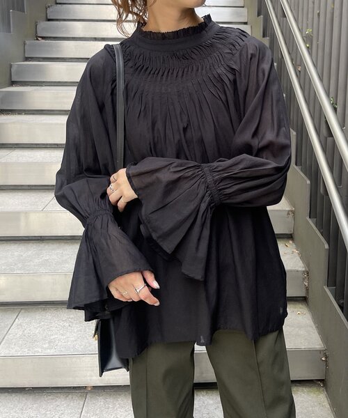 Spick & Span（スピックアンドスパン）の「コットンボイルタックフリル