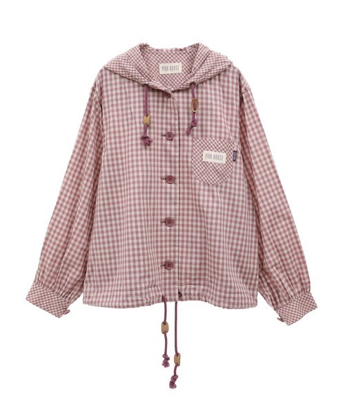 PINK HOUSE（ピンクハウス）の「アースギンガムパッチワークブルゾン