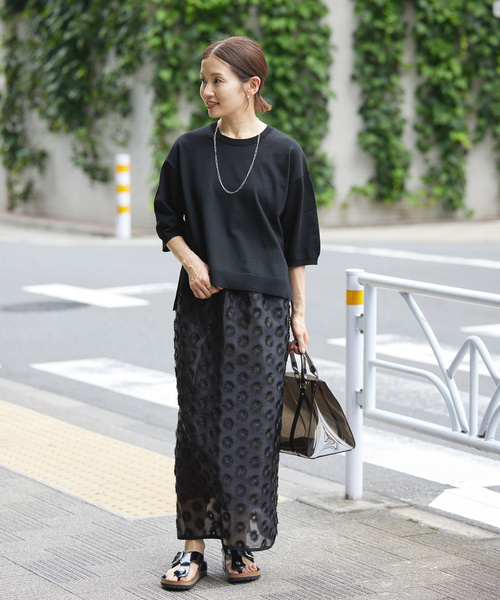 IENA（イエナ）の「シアージャガード刺繍スカート（スカート）」 - WEAR