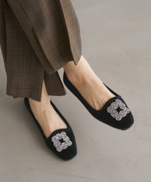 IENA（イエナ）の「MALUS/マリュス VELVET SHOES（その他シューズ