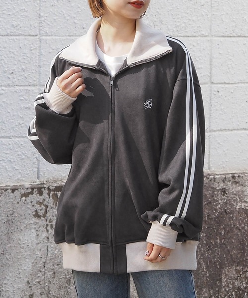 セール】【丈が選べる2サイズ】スエポントラックジャケット