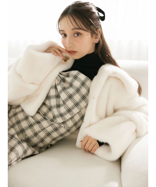 ビッグリボンレイヤードワンピース（ワンピース）｜dazzlin（ダズリン