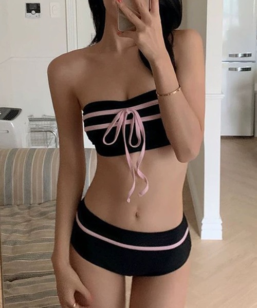 リボンデザイン バンドゥビキニ（水着）｜meJane（ミージェーン）の