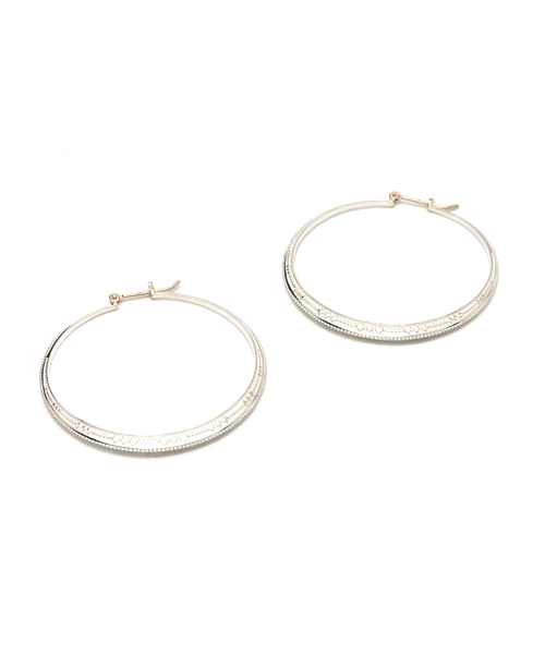 agete（アガット）の「SVフープピアス（ピアス（両耳用））」 - WEAR