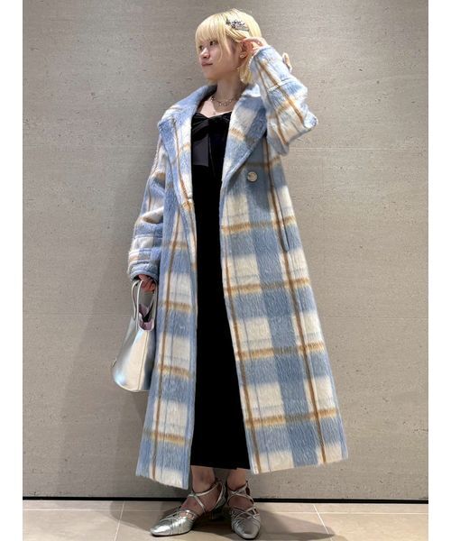 セール】シャギーロングコート（チェスターコート）｜FURFUR（ファー