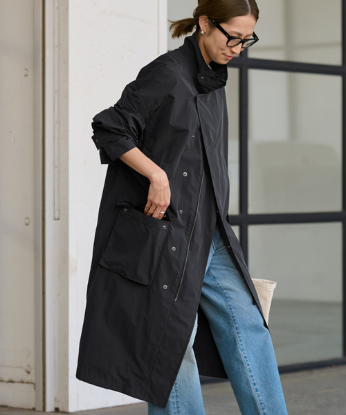 FRAMeWORK（フレームワーク）の「撥水ナイロンスタンドコート（その他