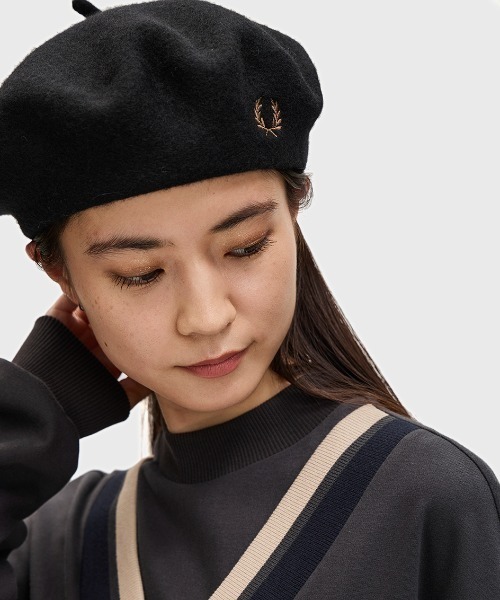 FRED PERRY（フレッドペリー）の「Wool Beret／フレッドペリーベレー帽