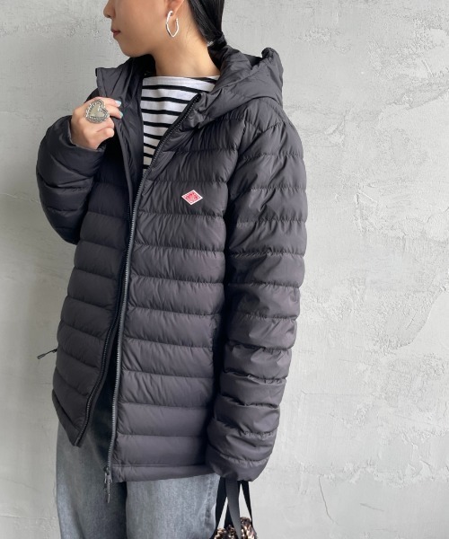 DANTON/ダントン] ミドルダウンフードジャケット（ダウンジャケット