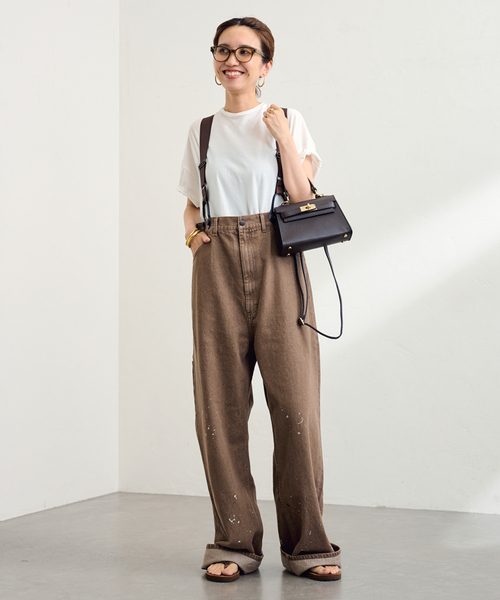 セール】PAYDAY /ペイデイ サスペンダー付きペイント加工デニム