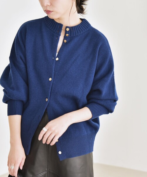 セール】quaranciel: AQUA カシミヤ ミックス 2way ハイネック