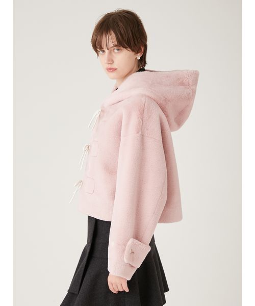 FURFUR（ファーファー）の「リボンショートダッフルコート（ダッフル