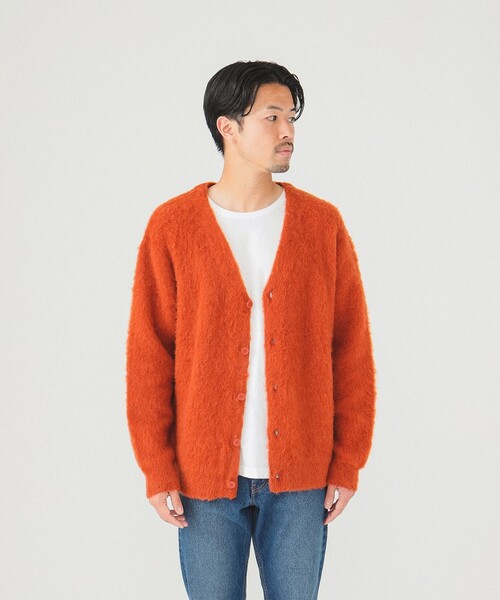 BEAMS（ビームス）の「BEAMS / 7ゲージ シャギー カーディガン