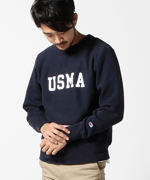 BEAMS（ビームス）の「CHAMPION × BEAMS / 別注 USMA クルーネック