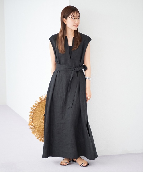 plage（プラージュ）の「《追加》Linen フレア ワンピース2