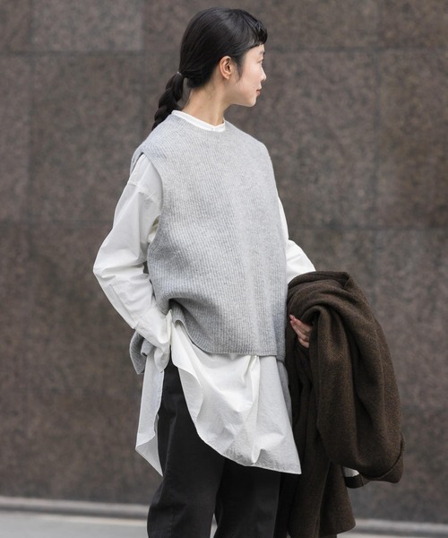 かぐれ（カグレ）の「ハミルトンウールニットベスト（ベスト）」 - WEAR