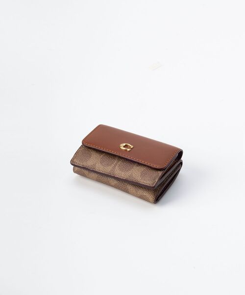 ミニ トライフォールド ウォレット・シグネチャー キャンバス（財布