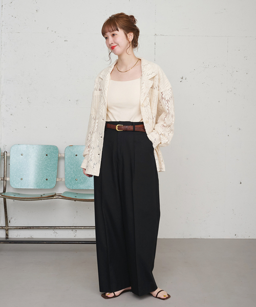 ZOZO限定】手洗い可 / NEWワイドスラックス（スラックス）｜B.C STOCK