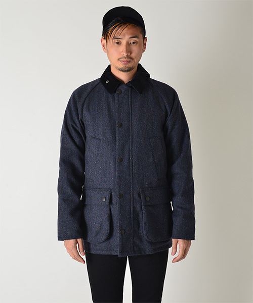 Barbour フーデッド ビデイルSL ナイロン ネイビー 36 Barbour