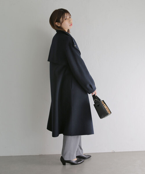 La TOTALITE（ラトータリテ）の「リバーハイネックロングコート