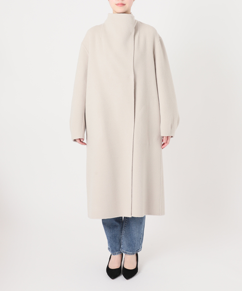 La TOTALITE（ラトータリテ）の「リバーハイネックロングコート