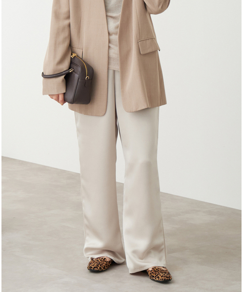 IENA（イエナ）の「《追加》ダブルサテン リラックスパンツ（その他