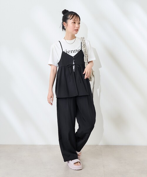 Summer M　6点セット セール】<接触冷感> SUMMERCOOL リボン付き キャミソール セットアップ